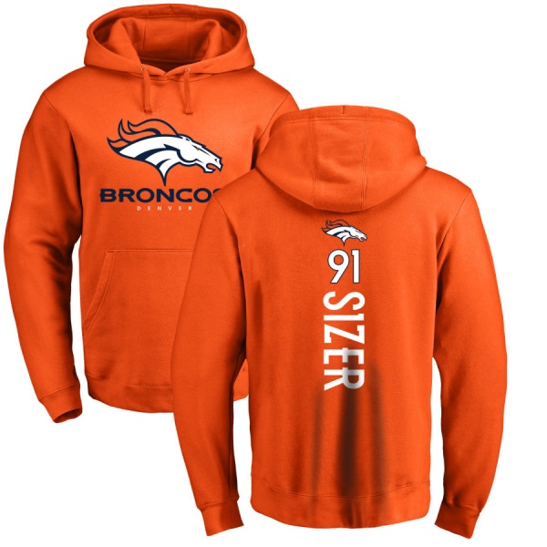 Deyon Sizer Men's Denver Broncos Orange Backer Pullover Hoodie - Pro ...